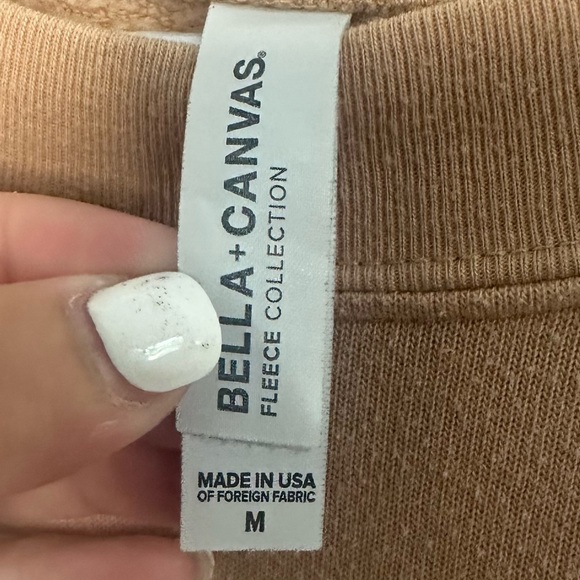 Dutch Bros MEDIUM VINTAGE Peach Cropped Sweatshirt DB 1992 - Picture 5 of 5